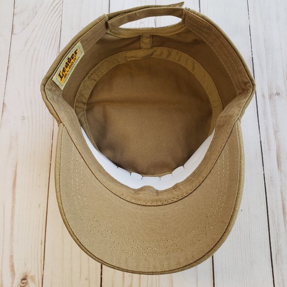 Khaki Color Cadet Hat, 100% Cotton Military Cap, Cadet Adjustable Hats - Picture 4 of 9
